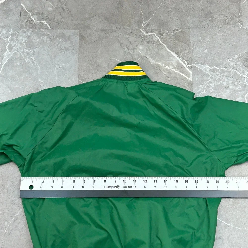 Vintage Notre Dame Fighting Irish Jacket Youth XL Distressed Windbreaker Patch